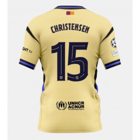Barcelona Andreas Christensen #15 Borta Kläder 2025-26 Kortärmad